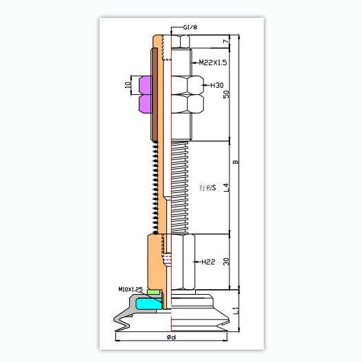 吸盘 M-PC80JN-50-B01-A22-C，源头厂家直供