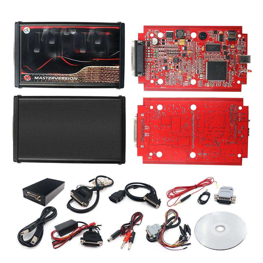 KESSV2SW2.8固件V5.017OBD2ECU无令牌编程检测工具红板诊断仪