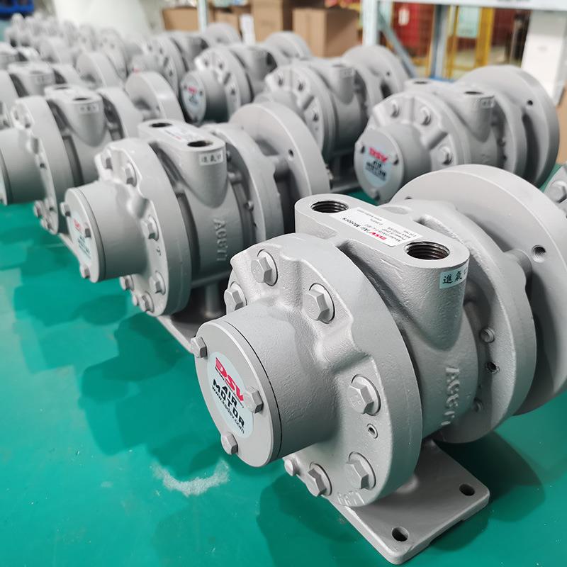 3.9千瓦DAV8叶片式气动马达厂家 配减速机2500至17转每分钟