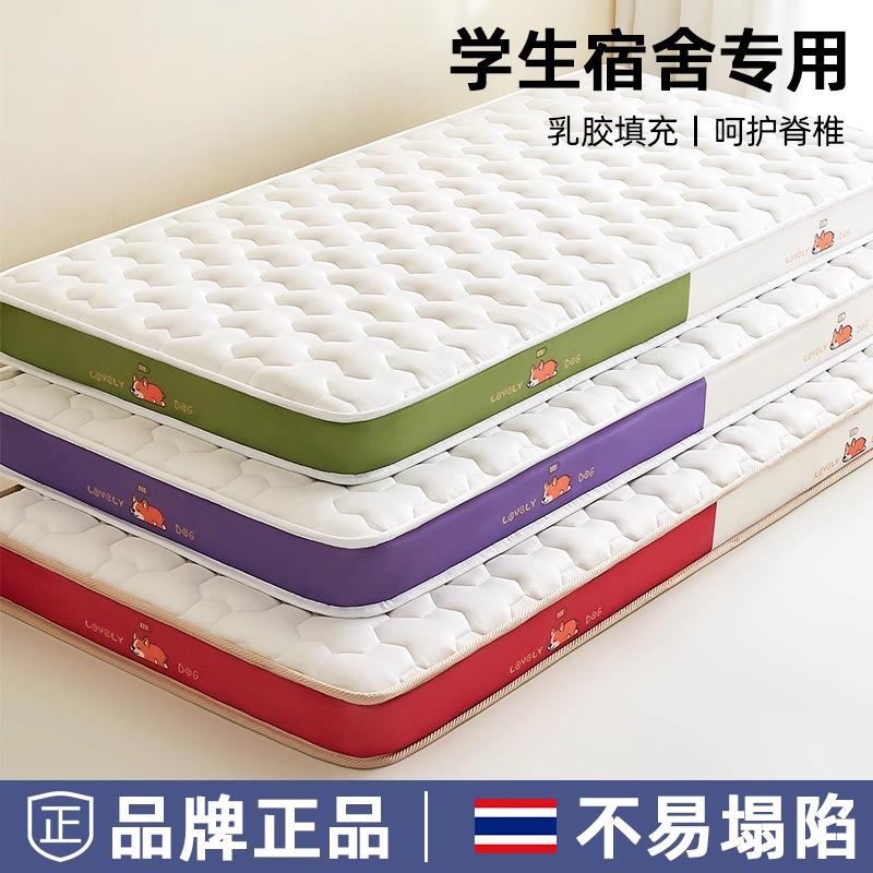 乳胶床垫遮盖物软垫家用宿舍学生单人海绵垫褥子租房专用地铺睡垫