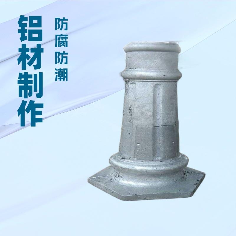 户外路灯铸铁铸铝底座 广告标识牌罗马柱 灯具底座路灯底座