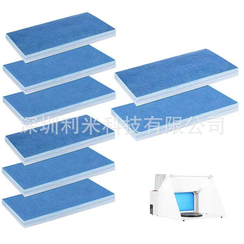 HS-E2 通风罩过滤棉 通风口过滤绵 喷漆箱蓝白过滤棉 白色过滤棉