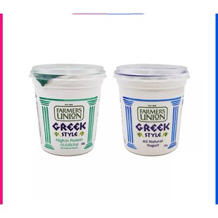 Farmers Union Greek Yogurt农夫联盟希腊酸奶Lowfat少脂无糖500g