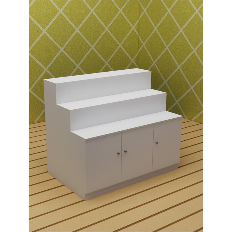 阶梯式货架堆头超市中岛梯形展示台鞋包台阶式展柜鲜花礼品置物架