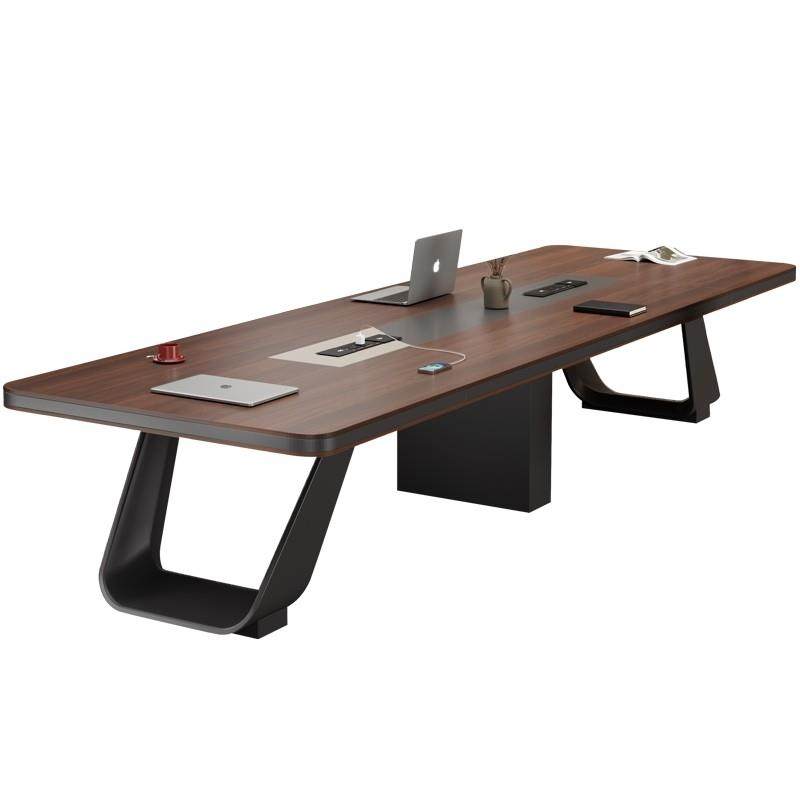 会议桌长桌大型会议室桌椅组合高级感20人商务洽谈桌公司办公家具,商业/办公家具,会议桌,淘宝优惠券,粉丝福利购,淘宝优惠卷