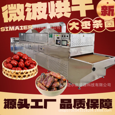 大枣微波烘干机红枣杀虫卵烘干一体机 灰枣脱水干燥设备