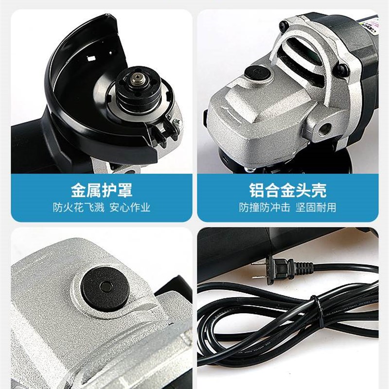 W电动工具抛光切0万用手v磨机角磨机工业级多功能割9打磨0rU