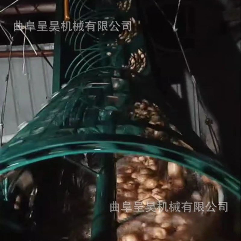 一机多用滚笼清洗机自动r上料打粉机可二次过滤淀粉浆分离机设备