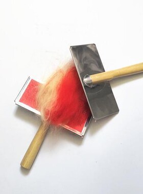 羊毛毡戳戳乐混毛刷手工diy制作工具纤维混色神器超实用