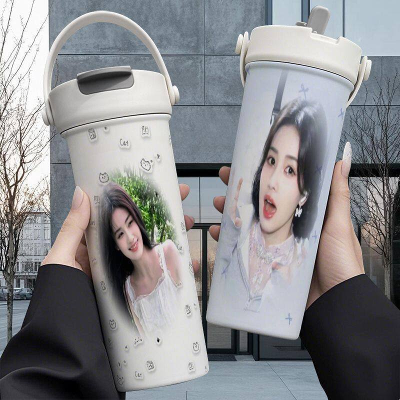 白鹿元气少女可爱保温杯316