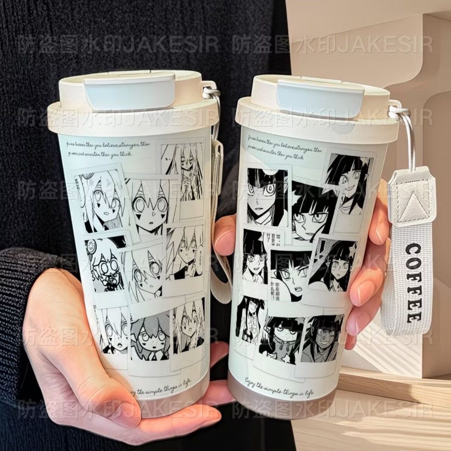 安莉洁凯莉动漫保温杯不