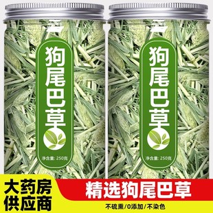 狗尾巴草新鲜中药材光明草狗尾草九尾草点痣干草中草药的功效500g