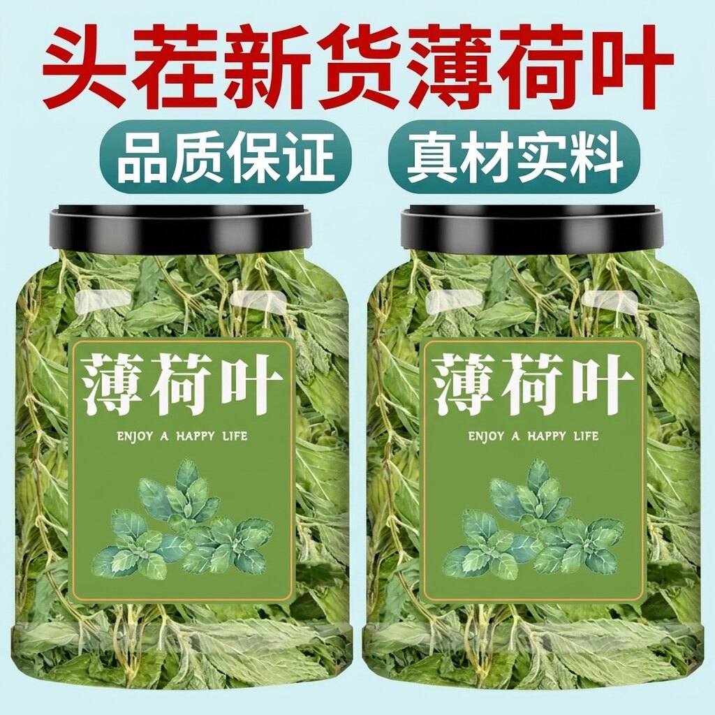 新鲜干薄荷叶500g新鲜可食用冷泡适合夏天喝的茶特级清凉调酒泡茶