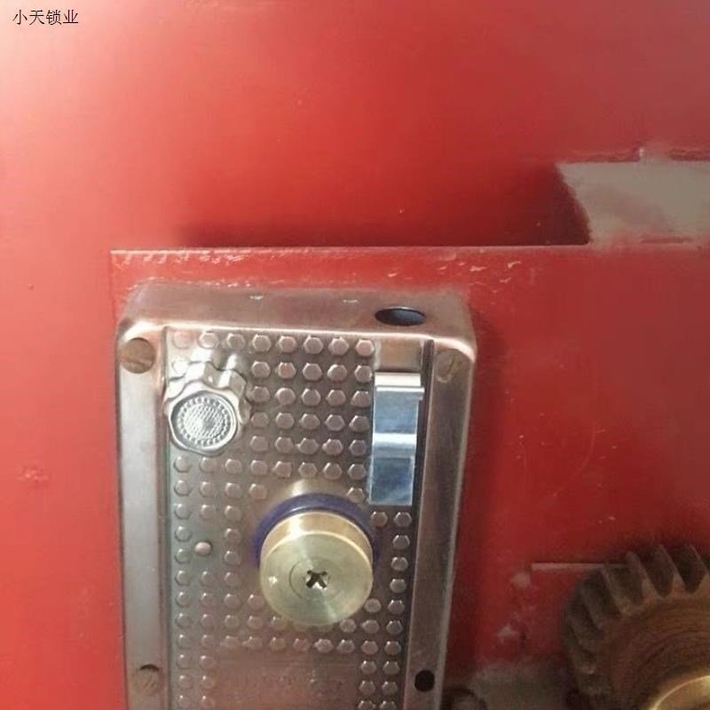 保民9219A6型 十字钥匙外装门防盗门锁 老式木门房门锁 铁门边.