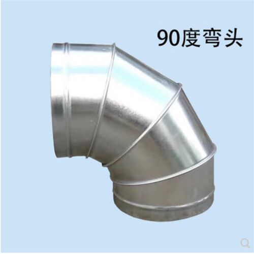 90度弯头白铁皮弯头风管配件风管直角转接镀锌白铁皮45度弯头接