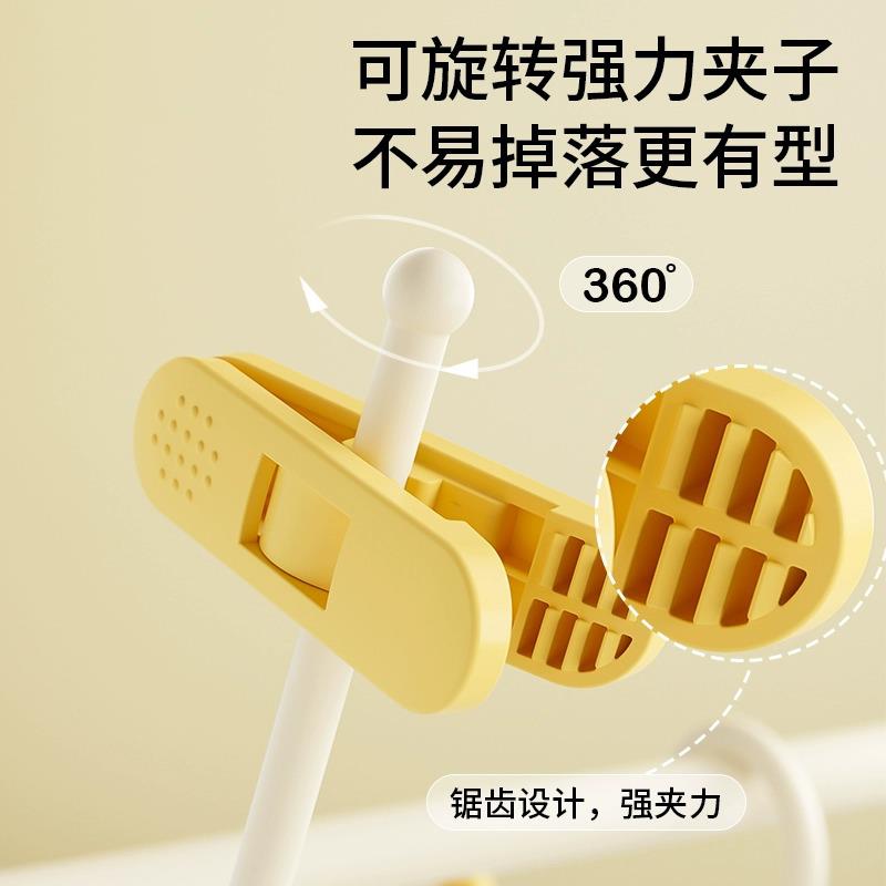 儿童衣架宝宝专用衣撑新生婴幼儿可伸缩防滑晾衣架小孩挂衣服裤夹
