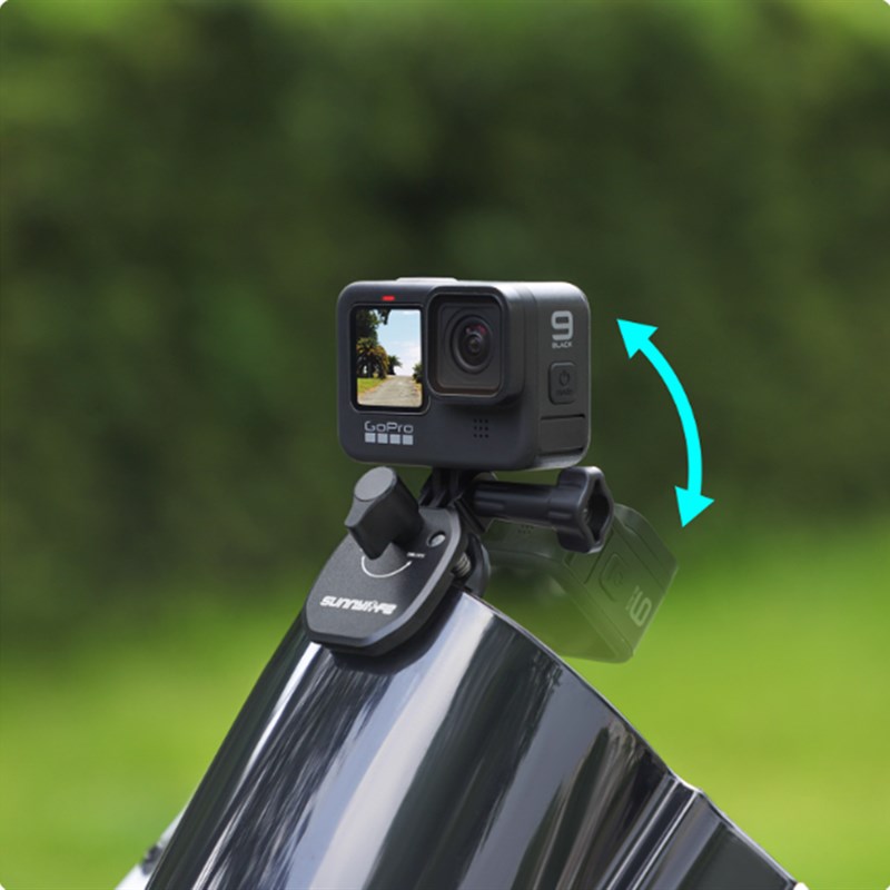 适用Insta360/GOPRO通用摩托车风挡夹Action5相机支架挡风玻璃夹图片