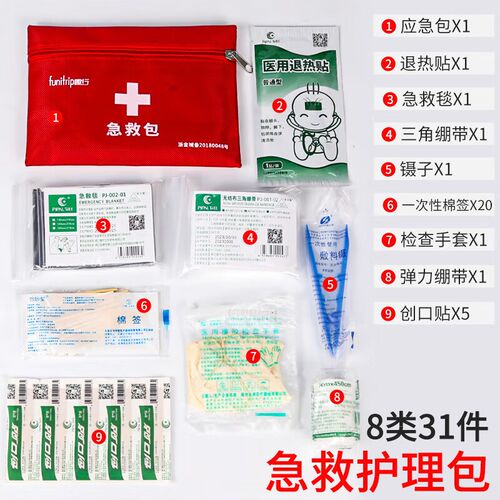 应急救援包家庭物资储备包全套人防战备家用地震逃生防灾生存背包