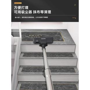 大理石室内家用楼梯踏步垫免胶自粘防滑台阶地垫网红可擦免洗轻奢