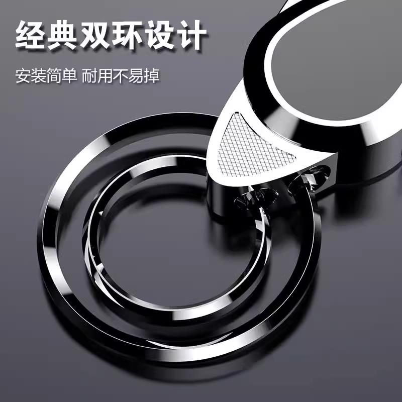 十二生肖钥匙扣汽车钥匙扣不锈钢车标高级感轻奢钛合金家用锁匙扣