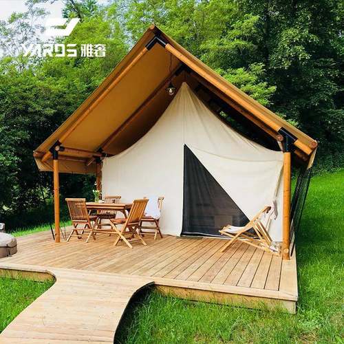 文旅乡村轻奢度假营地木结构民宿帐篷旅行公园山地住宿帐篷