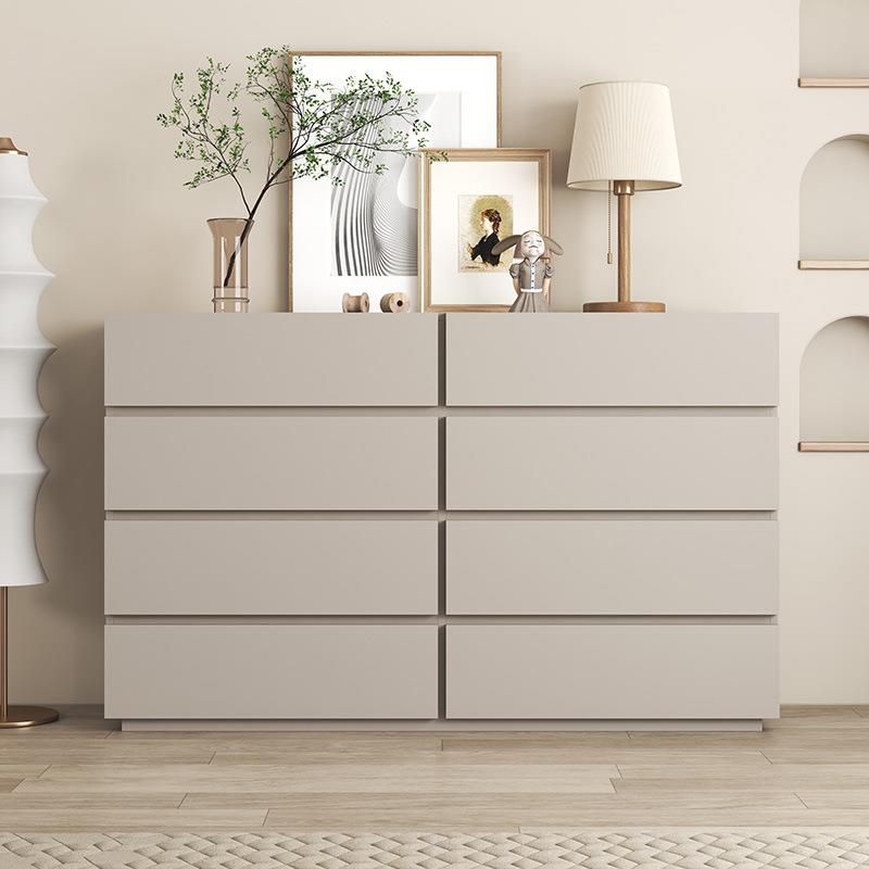 意式极简八玄关斗柜卧室床尾收纳储物奶油风五斗北欧客厅餐边靠墙
