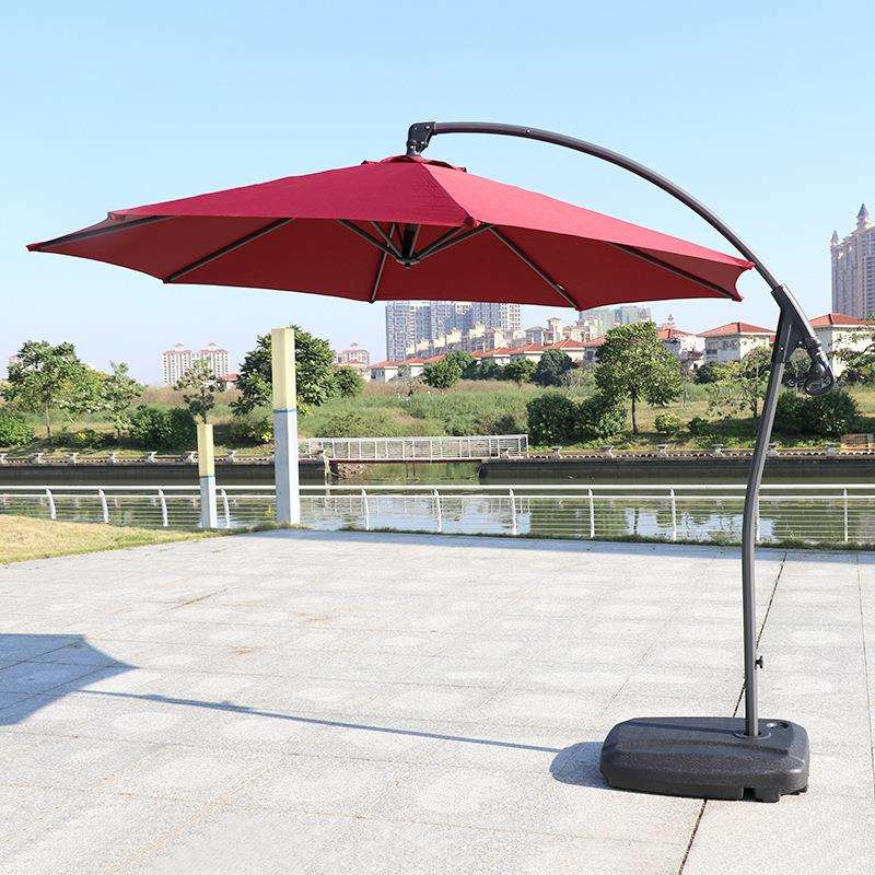 户外遮阳伞太阳伞大型室外庭院伞摆摊伞休闲家具伞罗马伞折叠3米