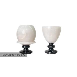 中古森系高脚花瓶样板间售楼处客厅餐桌烛台摆件酒店桌面插花装饰