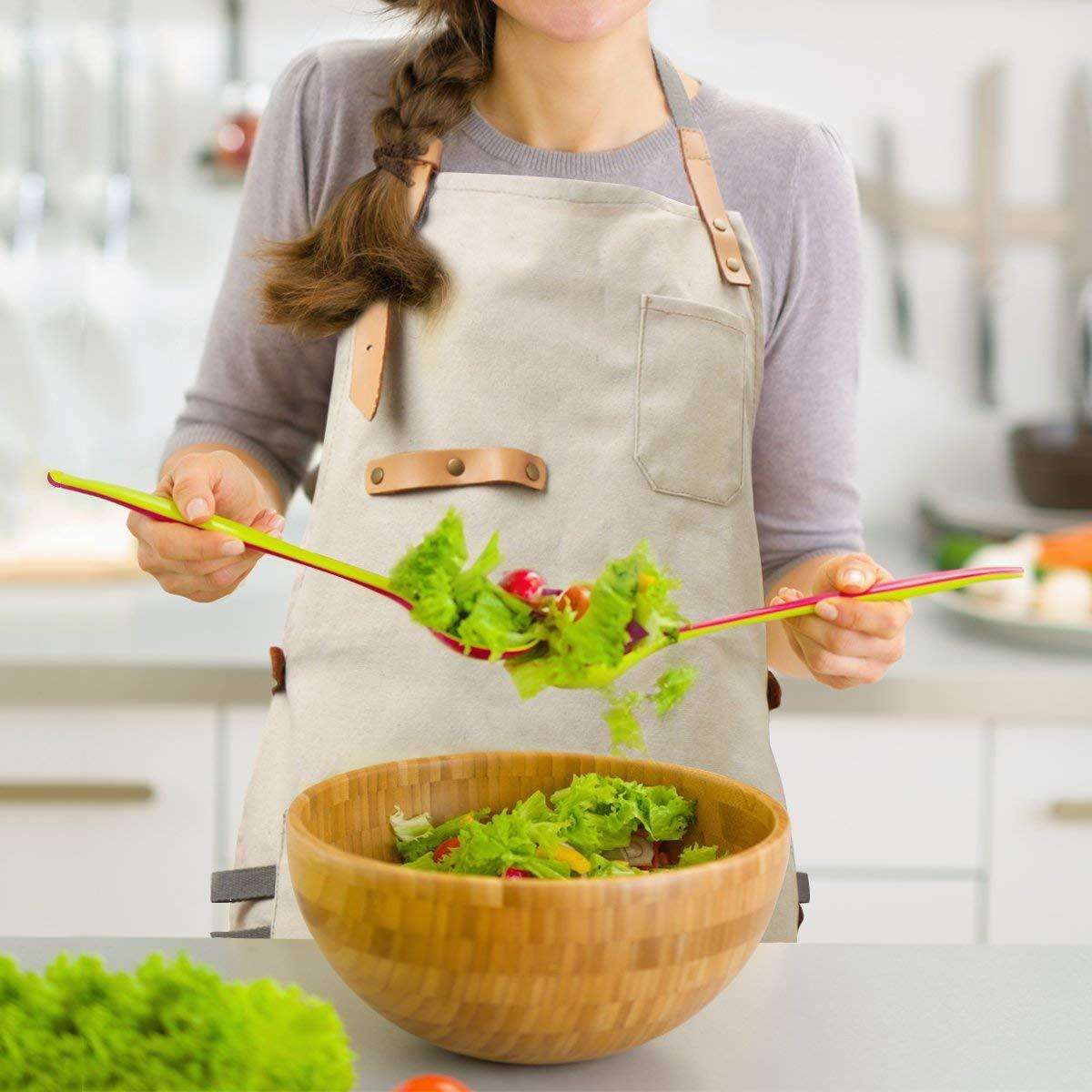 定 制日韩复古式棉麻围裙挂脖式服务员成人奶茶店工作服围裙