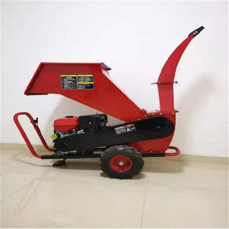 汽油大马力树枝粉碎机林业农场木材干鲜枝条切碎机家用小型碎枝机