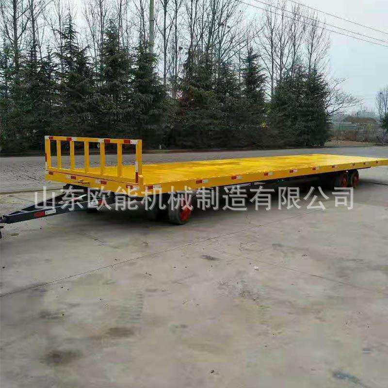 车间周转重型牵引平板车 围栏工具车 转向四轮车农用车其他工程与