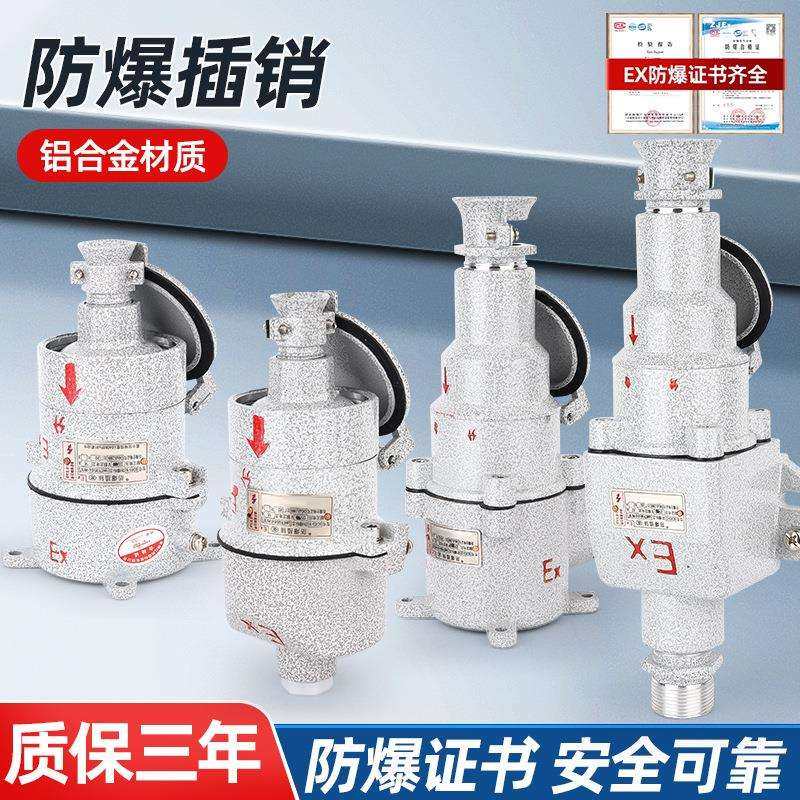 防爆插头无花火型YT防爆插销座航空连接器单三相四五极AC380v220v