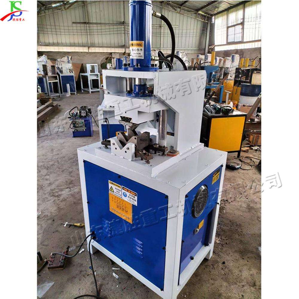 小型液压冲孔冲弧机 楼梯扶手护栏冲压成型机 不锈钢圆管冲孔设备