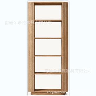 RH美式实木高端豪华置物架餐边柜靠墙置物架