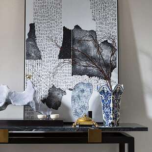 新中式陶瓷花瓶水培插花瓶中式青花瓷装饰瓷瓶瓷器花器摆件