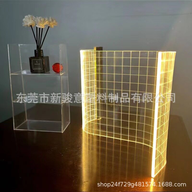 亚克力导光板加工led背光源发光板白色大尺寸七彩背光厂家直销