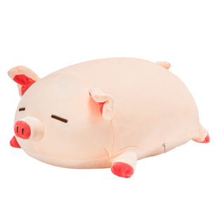 正品 小猪抱枕超软可爱猪猪毛绒玩具睡觉玩偶生日礼物女布娃娃儿童