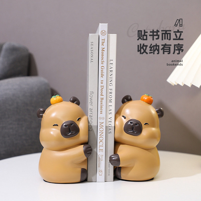 书桌装饰品潮玩卡皮巴拉水豚摆件