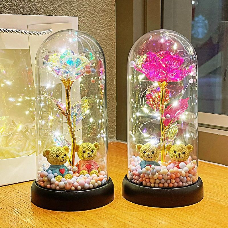 过家家玩具永生花玫瑰花束浪漫