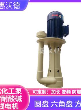 TSCS-40VK-25立式化工泵可空转耐腐蚀污水废气塔排污液下泵
