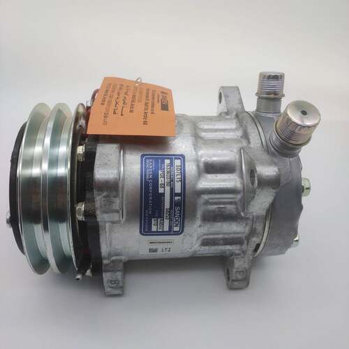 SANDEN三电SD7L15S825冷藏冷冻机组压缩机双A槽12v