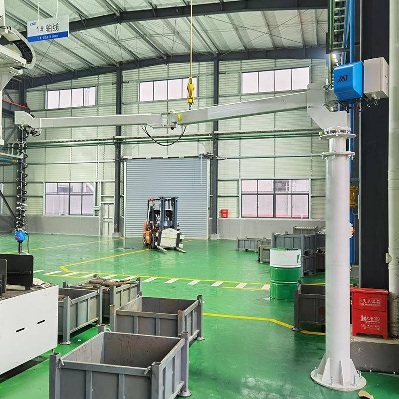 折臂吊智能提升机定柱式悬臂吊0.5吨单轨吊移动旋臂吊1t厂家直营