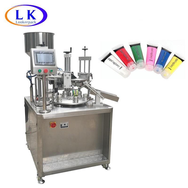 广州快速鼻膜膏体液体灌装封尾机全自动封尾超声波灌装封尾一体机