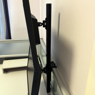 上下双屏显示屏幕支架工位屏风显示器挂架电脑屏幕增高架