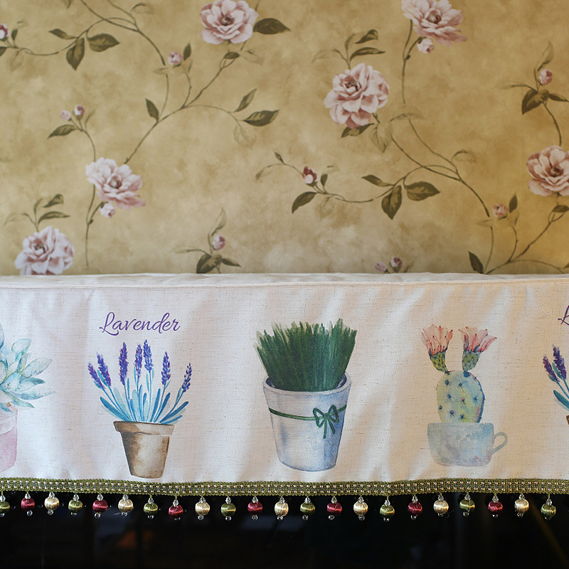 美式田园乡村花园熏衣草钢琴罩凳罩钢琴盖巾钢琴防尘布钢琴凳套,居家布艺,钢琴罩,淘宝优惠券,粉丝福利购,淘宝优惠卷