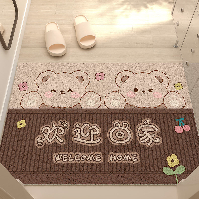 入户门地垫丝圈玄关进门耐脏免洗可裁剪免打理防滑蹭土厚脚垫门垫,居家布艺,入户地垫,淘宝优惠券,粉丝福利购,淘宝优惠卷