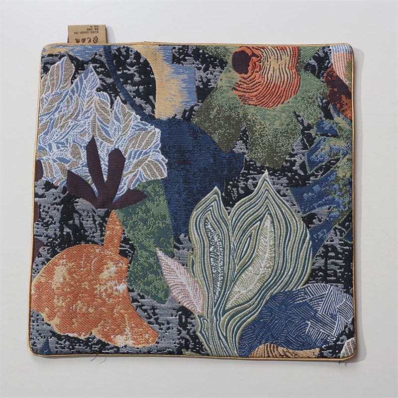 艺必旭新中式双层杯垫方形餐垫桌垫西餐垫布艺餐巾桌布家用隔热垫