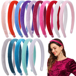 欧美饰品新款 毛绒简约发箍 头饰发饰 亚马逊热卖 直销现货