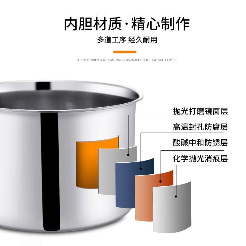 不锈钢暖汤煲寿司饭黑糖保温炉珍珠保温锅桶日式小锅奶茶店商专用