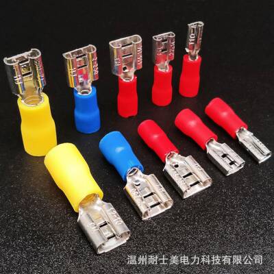 厂货大包FDDMDD预绝缘端头接线头公母对插接插件冷压插片端子样品